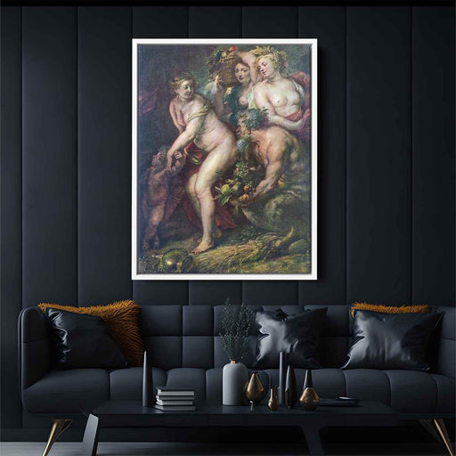 Sine Cerere et Baccho friget Venus (1613) by Peter Paul Rubens - Canvas Artwork