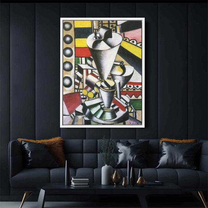 Still life in the machine elements (1918) by Fernand Leger - Canvas Artwork