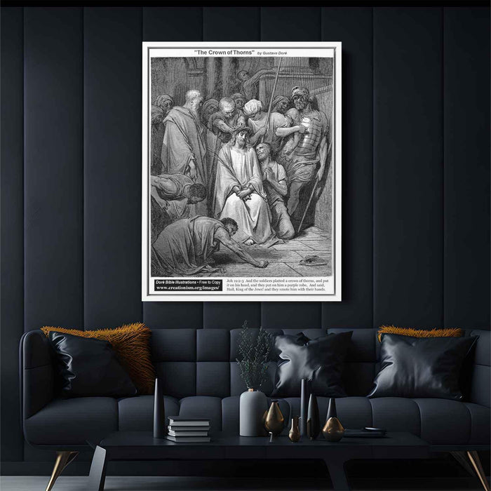 The Crown Of Thorns by Gustave Dore - Canvas Artwork
