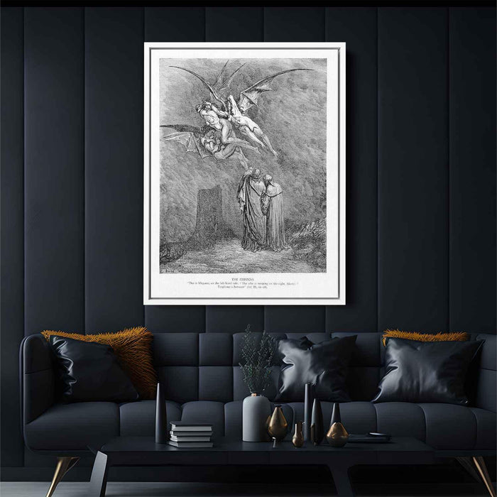 The Erinnys by Gustave Dore - Canvas Artwork