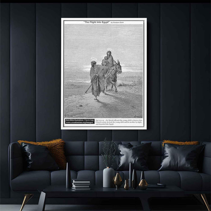 The Flight into Egypt by Bartolome Esteban Murillo - Canvas Artwork