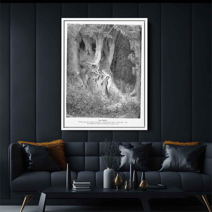 The Forest by Gustave Dore - Canvas Artwork