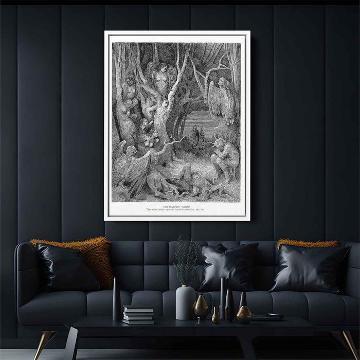 The Hapies' Wood by Gustave Dore - Canvas Artwork