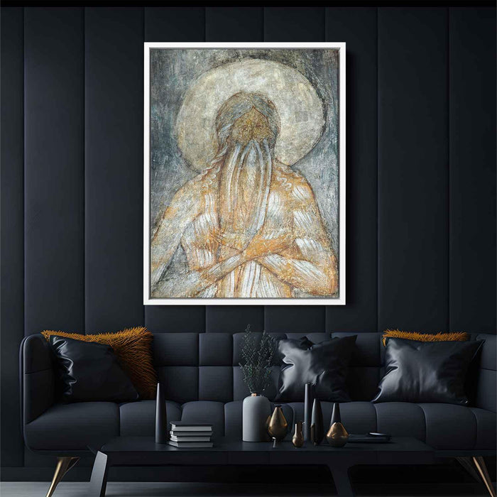 The Last Judgement: Macarius of Egypt (1408) by Andrei Rublev - Canvas Artwork