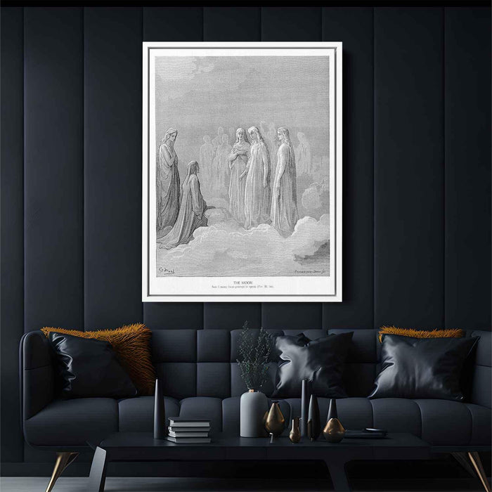 The Moon by Gustave Dore - Canvas Artwork