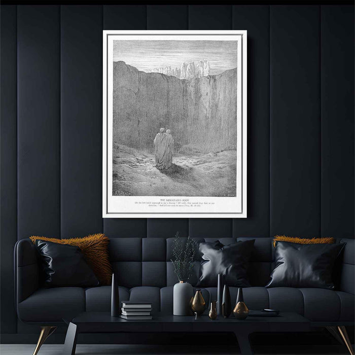 The Mountain's Foot by Gustave Dore - Canvas Artwork