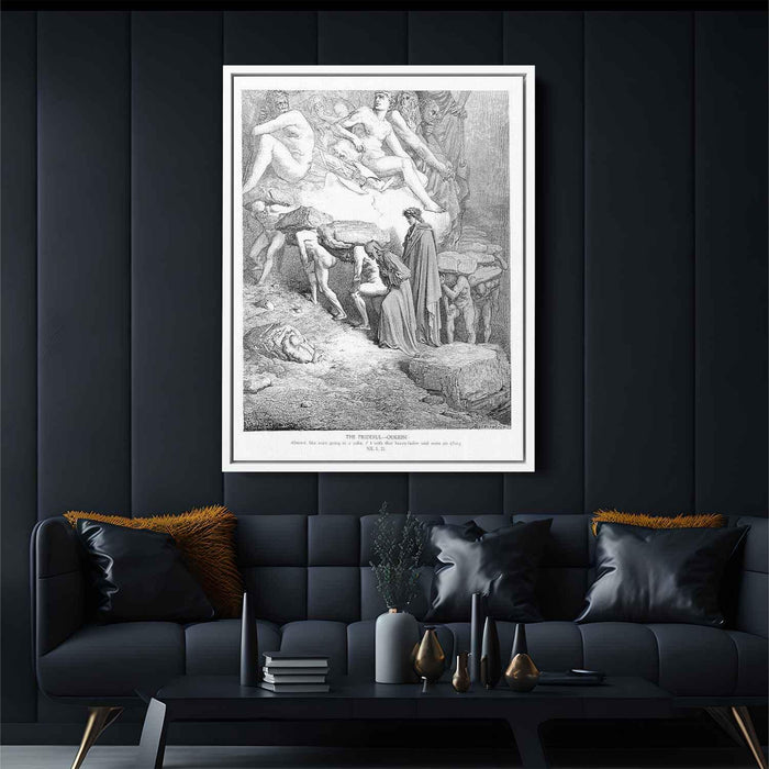 The Prideful--Oderisi by Gustave Dore - Canvas Artwork