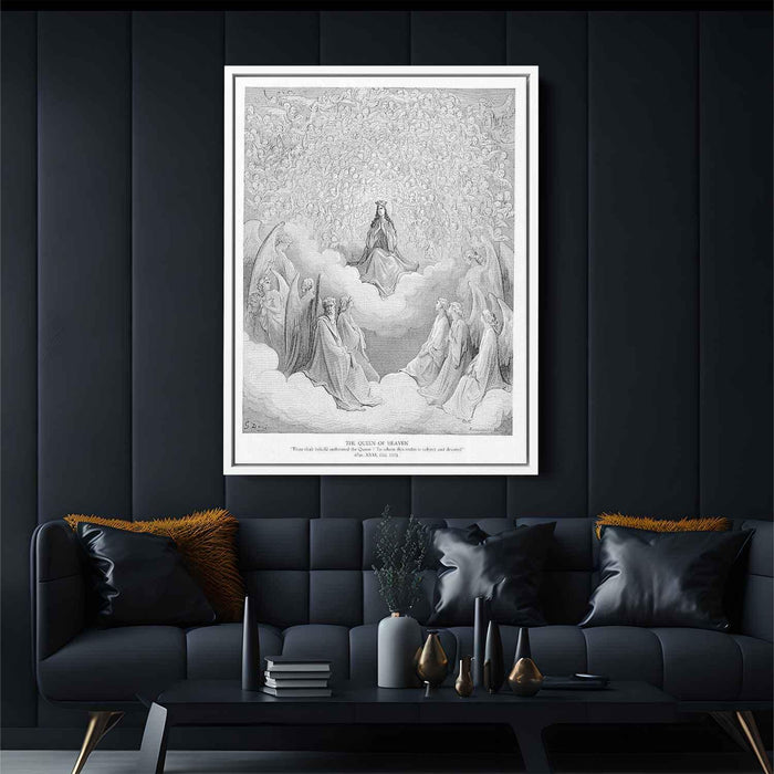 The Queen of Heaven by Gustave Dore - Canvas Artwork