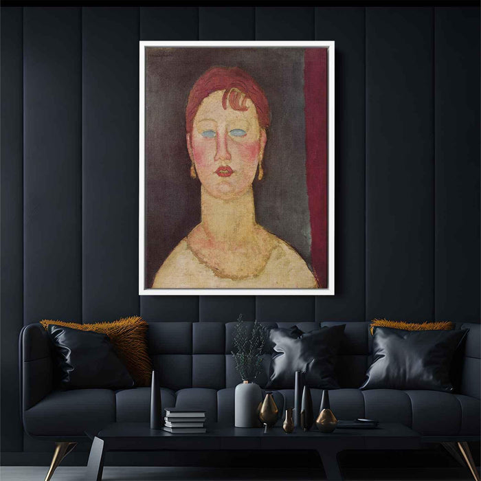 The Singer from Nice (1919) by Amedeo Modigliani - Canvas Artwork