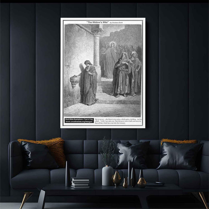 The Widow by Gustave Dore - Canvas Artwork