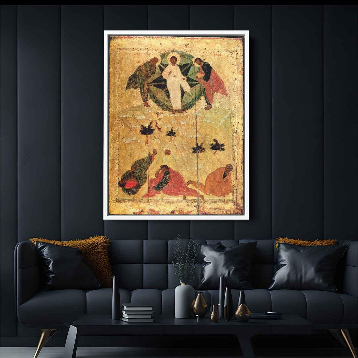 Transfiguration of Jesus (1405) by Andrei Rublev - Canvas Artwork — Kanvah