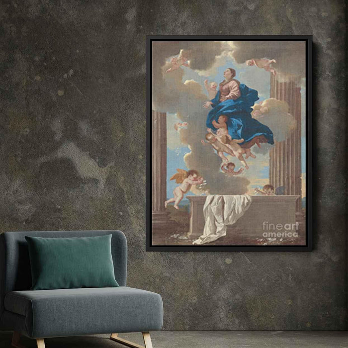 Assumption of the Virgin (1638) by Nicolas Poussin - Canvas Artwork