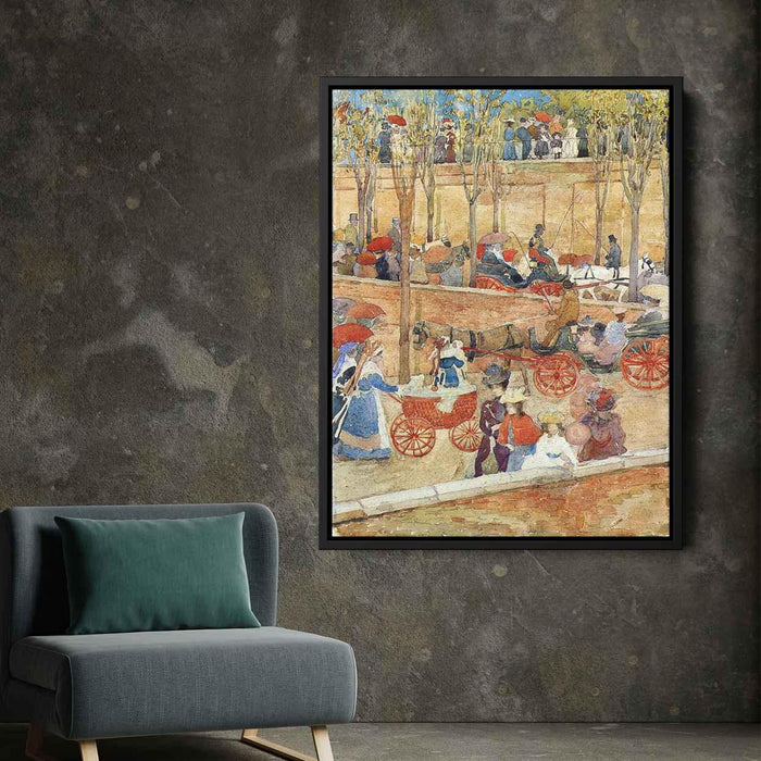 Afternoon, Pincian Hill by Maurice Prendergast - Canvas Artwork