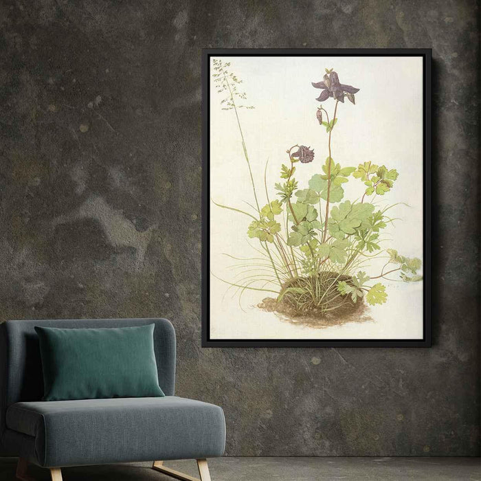 The Piece Of Turf With The Columbine (1526) by Albrecht Durer - Canvas Artwork