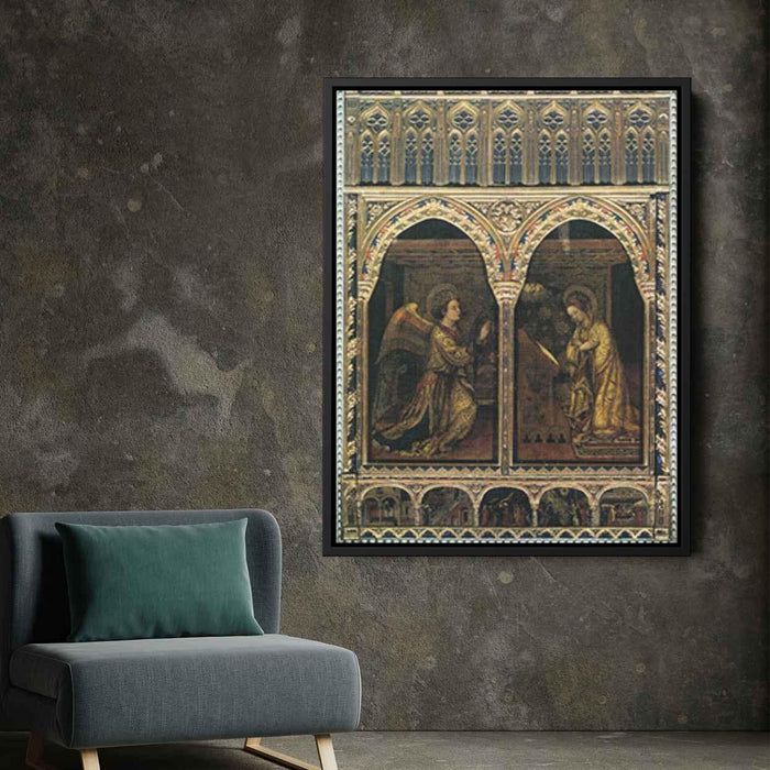 Annunciation (1444) by Jacopo Bellini - Canvas Artwork