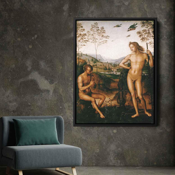 Apollo and Marsyas (1495) by Pietro Perugino - Canvas Artwork