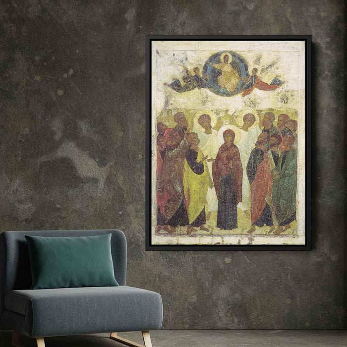 Ascension of Jesus (1408) by Andrei Rublev - Canvas Artwork