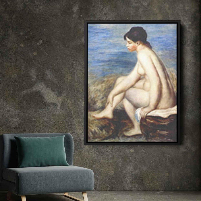 Bather (1893) by Pierre-Auguste Renoir - Canvas Artwork