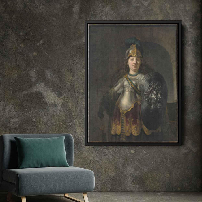 Bellona (1633) by Rembrandt - Canvas Artwork