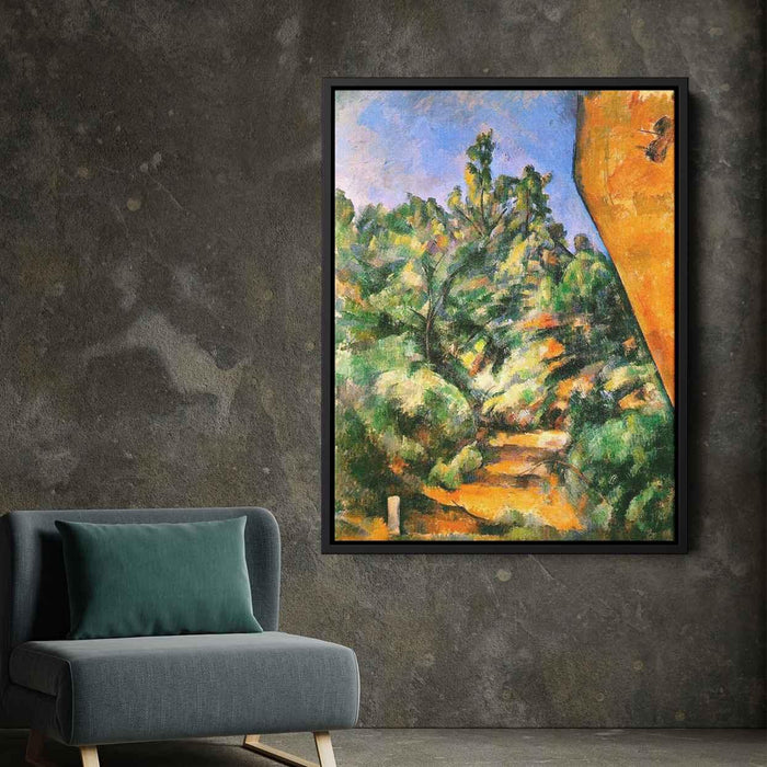 Bibemus. The Red Rock (1897) by Paul Cezanne - Canvas Artwork