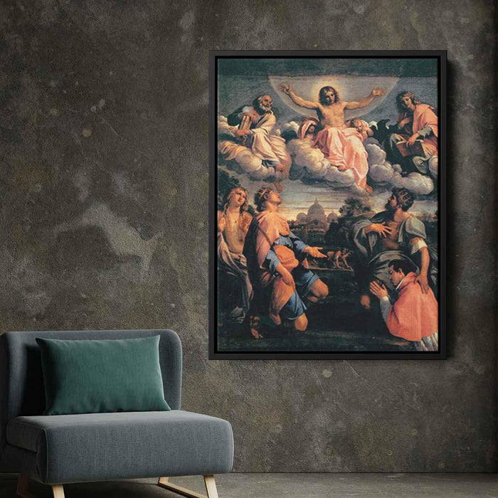 Christ in Glory (1598) by Annibale Carracci - Canvas Artwork