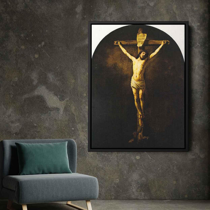 Christ on the Cross (1631) by Rembrandt - Canvas Artwork