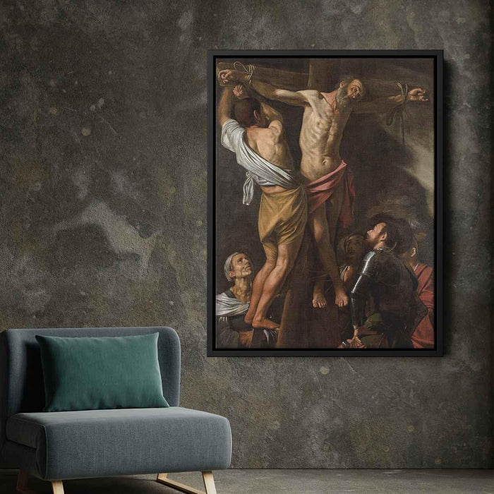 Crucifixion of Saint Andrew (1607) by Caravaggio - Canvas Artwork