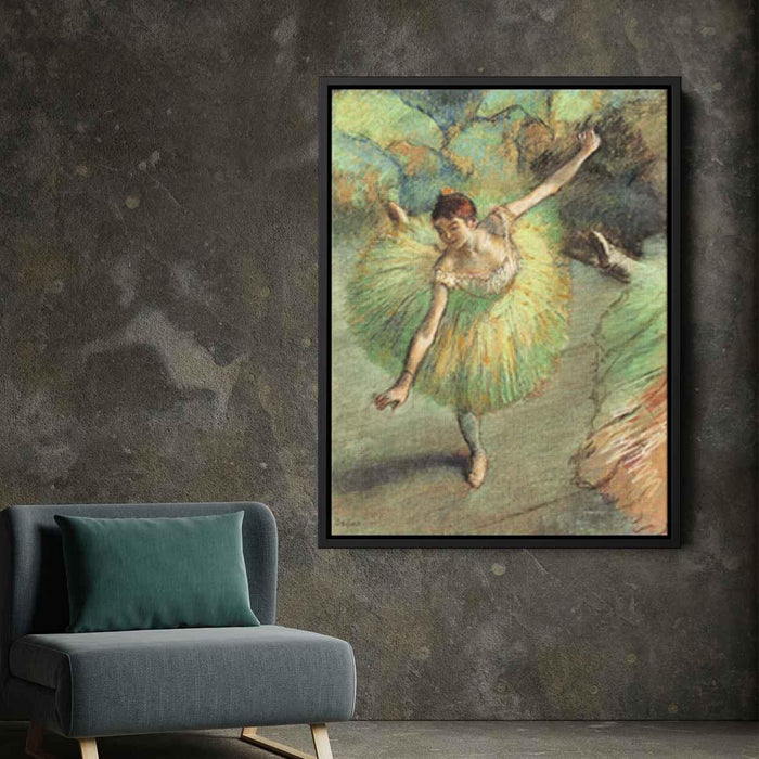 Dancer Tilting (1883) by Edgar Degas - Canvas Artwork