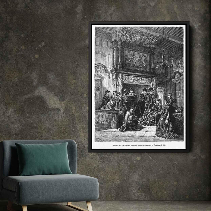 Don Quixote by Gustave Dore - Canvas Artwork