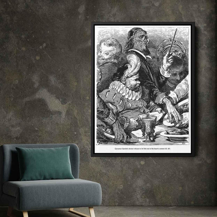 Don Quixote by Gustave Dore - Canvas Artwork