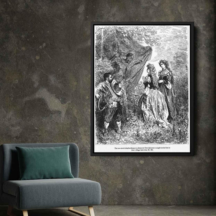 Don Quixote by Gustave Dore - Canvas Artwork