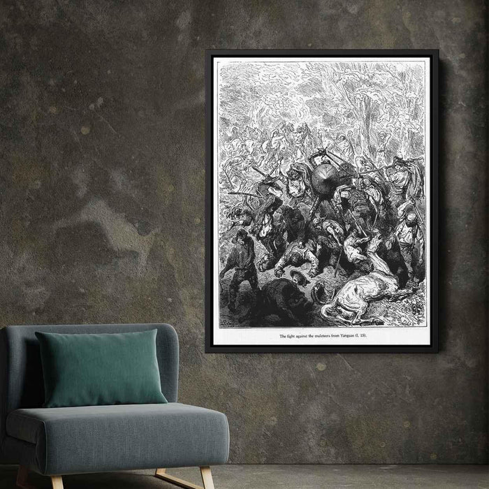 Don Quixote by Gustave Dore - Canvas Artwork