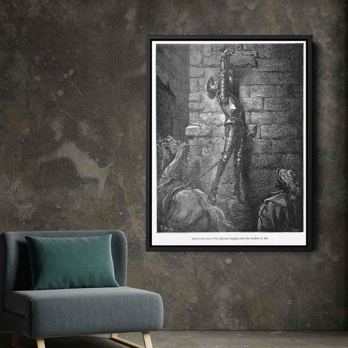 Don Quixote by Gustave Dore - Canvas Artwork