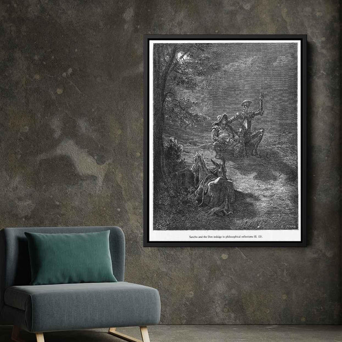 Don Quixote by Gustave Dore - Canvas Artwork