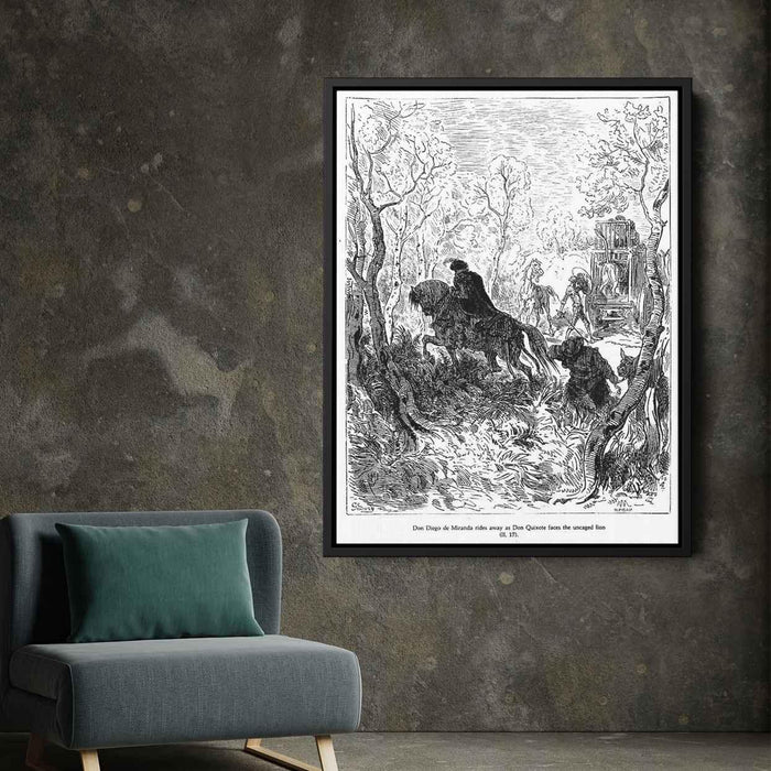 Don Quixote by Gustave Dore - Canvas Artwork