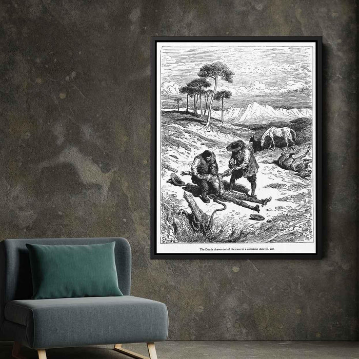 Don Quixote by Gustave Dore - Canvas Artwork