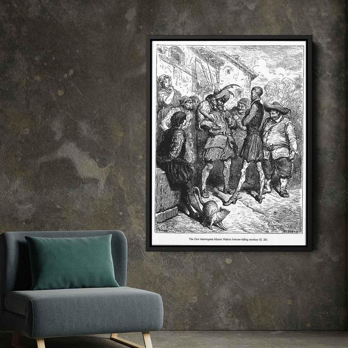 Don Quixote by Gustave Dore - Canvas Artwork