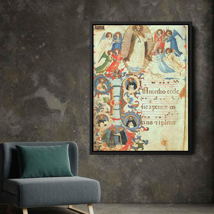 Glorification of Saint Dominic (1425) by Fra Angelico - Canvas Artwork