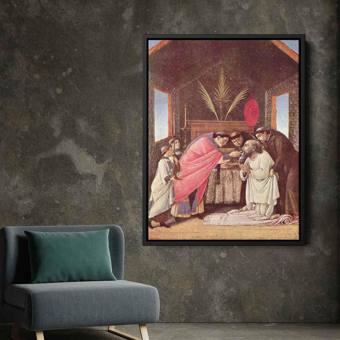 Last Communion of St Jerome (1495) by Sandro Botticelli - Canvas Artwork