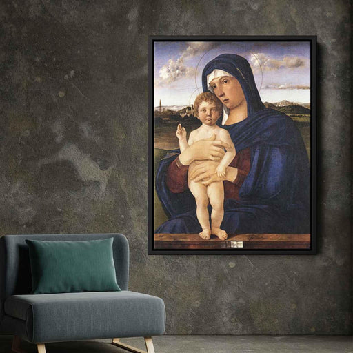 Madonna with Blessing Child (1480) by Giovanni Bellini - Canvas Artwork