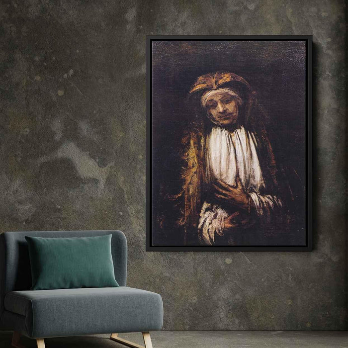 Mater Dolorosa (1660) by Rembrandt - Canvas Artwork