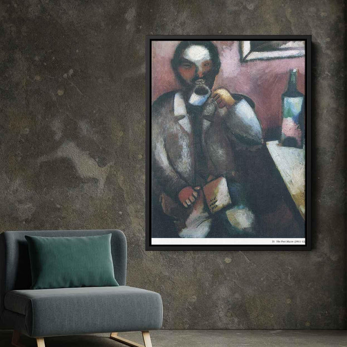 Mazin, the Poet by Marc Chagall - Canvas Artwork