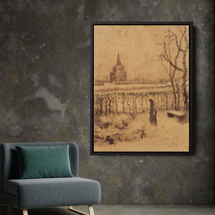Melancholy (1883) by Vincent van Gogh - Canvas Artwork