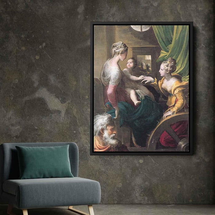 Mystic Marriage of Saint Catherine (1531) by Parmigianino - Canvas Artwork