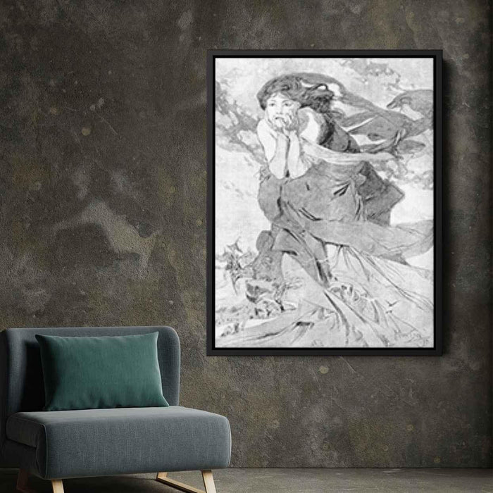 Novem by Alphonse Mucha - Canvas Artwork