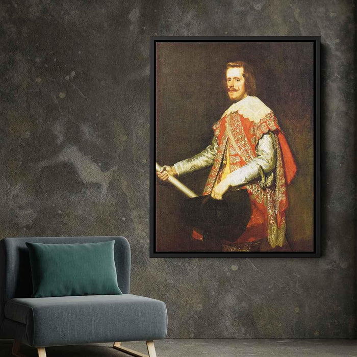 Philip IV, King of Spain by Diego Velazquez - Canvas Artwork