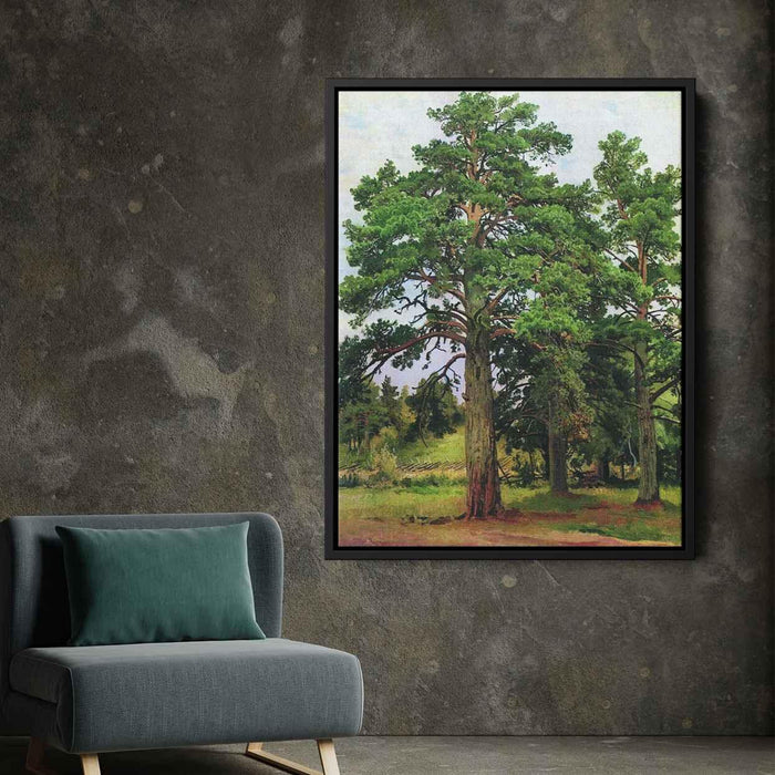 Pine without the sun. Mary-Howe (1890) by Ivan Shishkin - Canvas Artwork