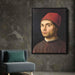 Portrait of a Man (1473) by Antonello da Messina - Canvas Artwork