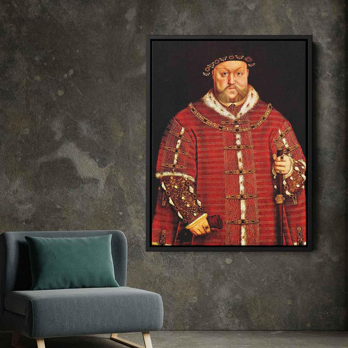 Portrait of Henry VIII (1542) by Hans Holbein the Younger - Canvas Artwork