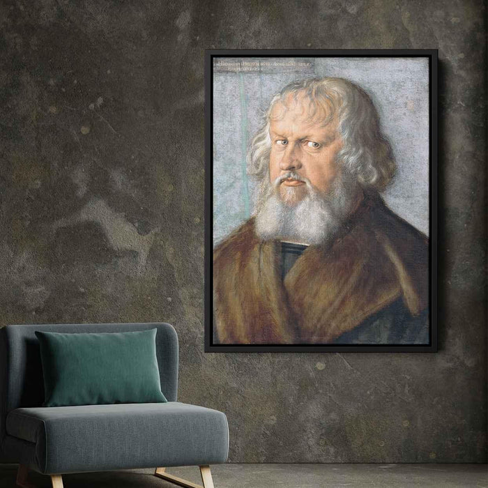 Portrait of Hieronymus Holzschuher (1526) by Albrecht Durer - Canvas Artwork